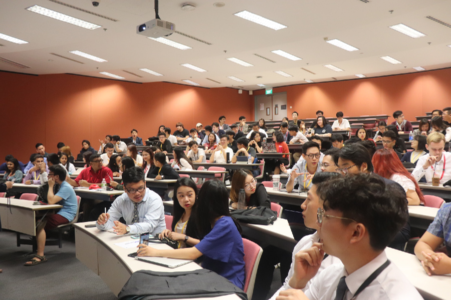 Around 500 students attended each Global Leadership Forum. 