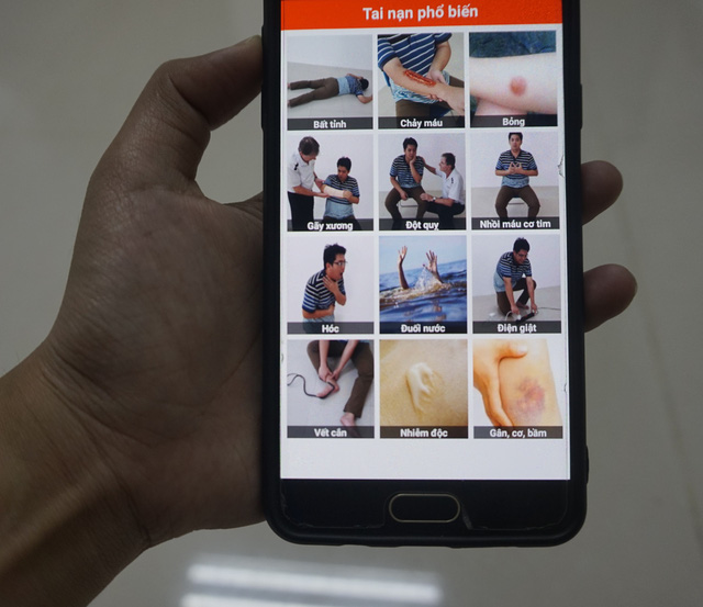 A preview of the So Cap Cuu - First Aid SSVN app.