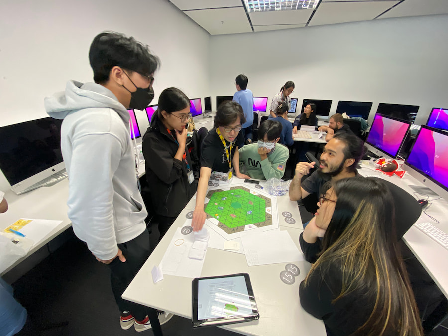 RMIT students hosted a playtest event showcasing the board games they had designed.