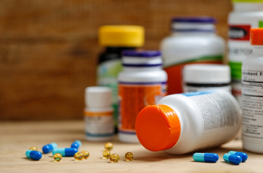 Bottles of pills