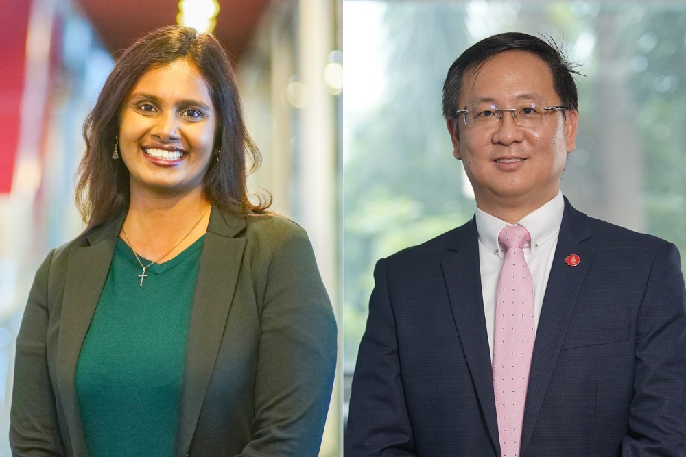 Tiến sĩ Daisy Kanagasapapathy (trái) và Tiến sĩ Justin Matthew Pang (phải) (Hình: RMIT)