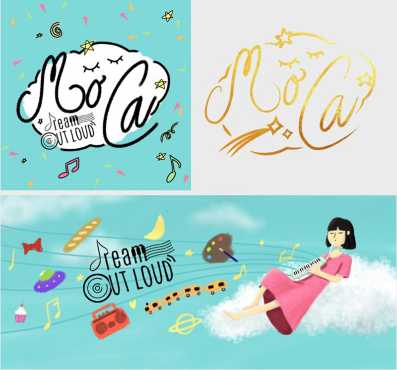 Some designs created by Phi in Mo Ca – Dream Out Loud project 