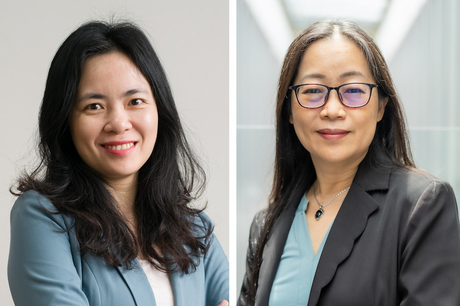 Dr Pham Huong Trang (pictured left) and Dr Jackie Ong (pictured right).