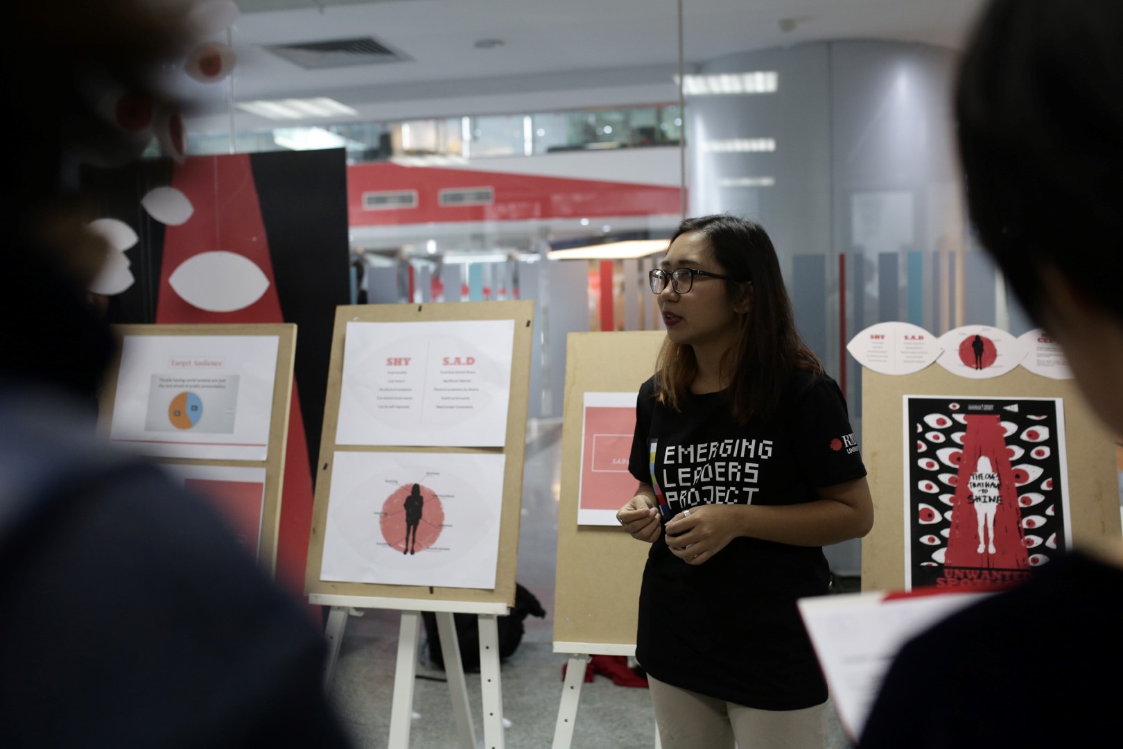 RMIT students presented on Social Anxiety Disorder. 