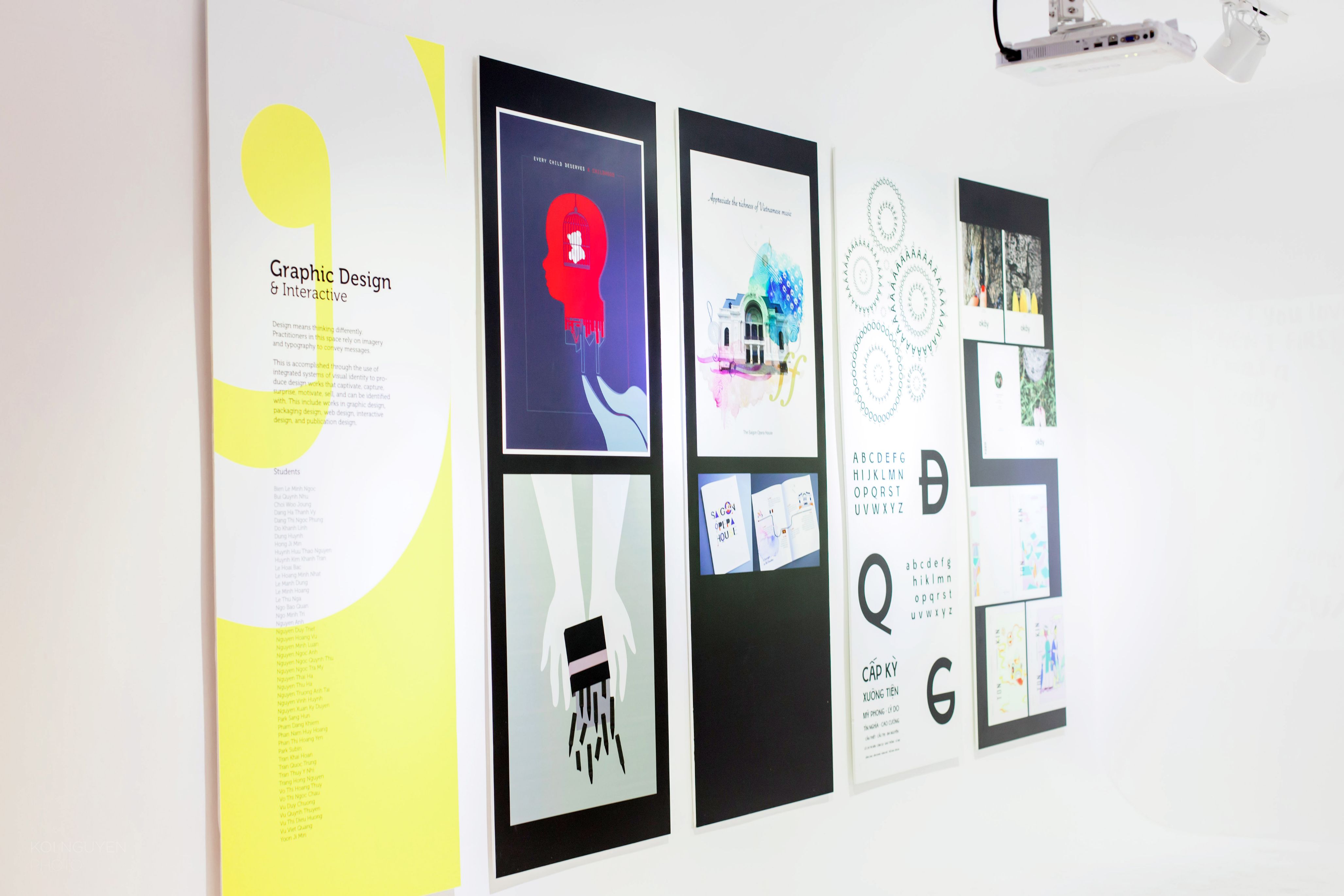 Exhibition on graphic design