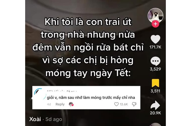 Screenshot of a meme