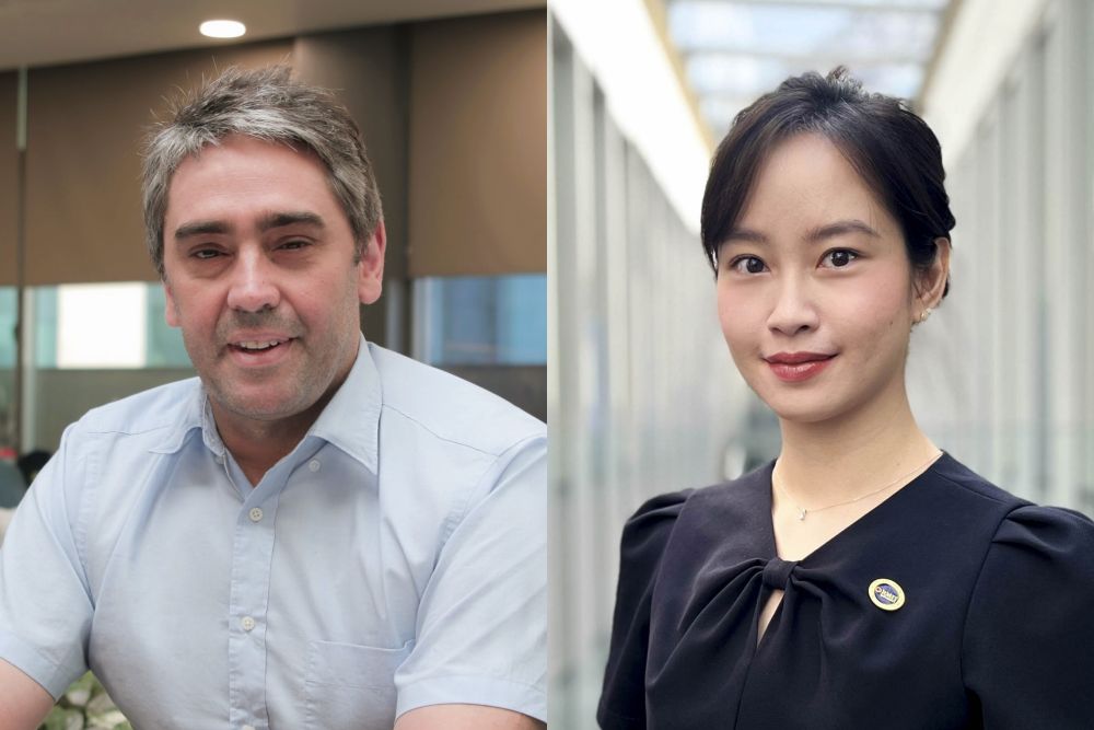 Dr Gordon Ingram and Ms Vu Bich Phuong