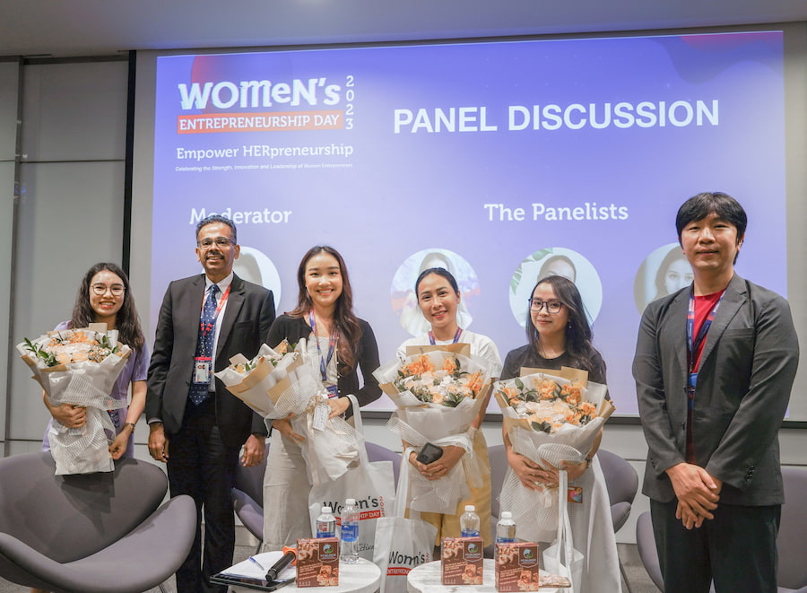 Speakers and members of the organising team at the “Empower HERpreneurship” event