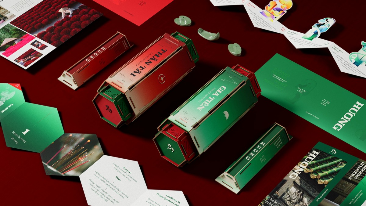 Huong product design mockup