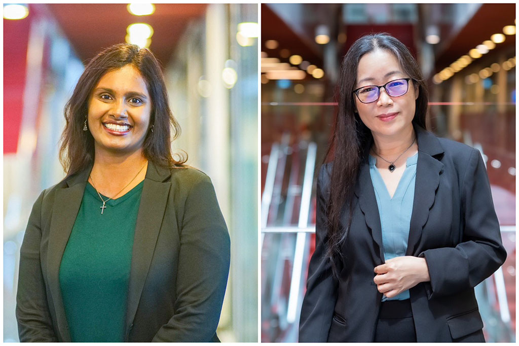 Dr Daisy Kanagasapapathy (left) and Dr Jackie Ong (right)