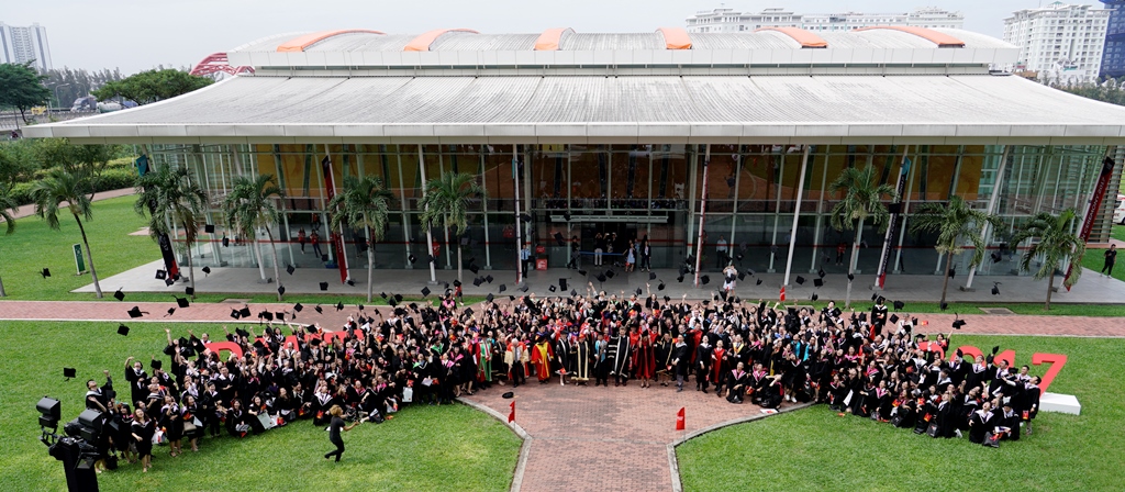 RMIT Vietnam’s 2017 Graduation Ceremony at Saigon South campus.