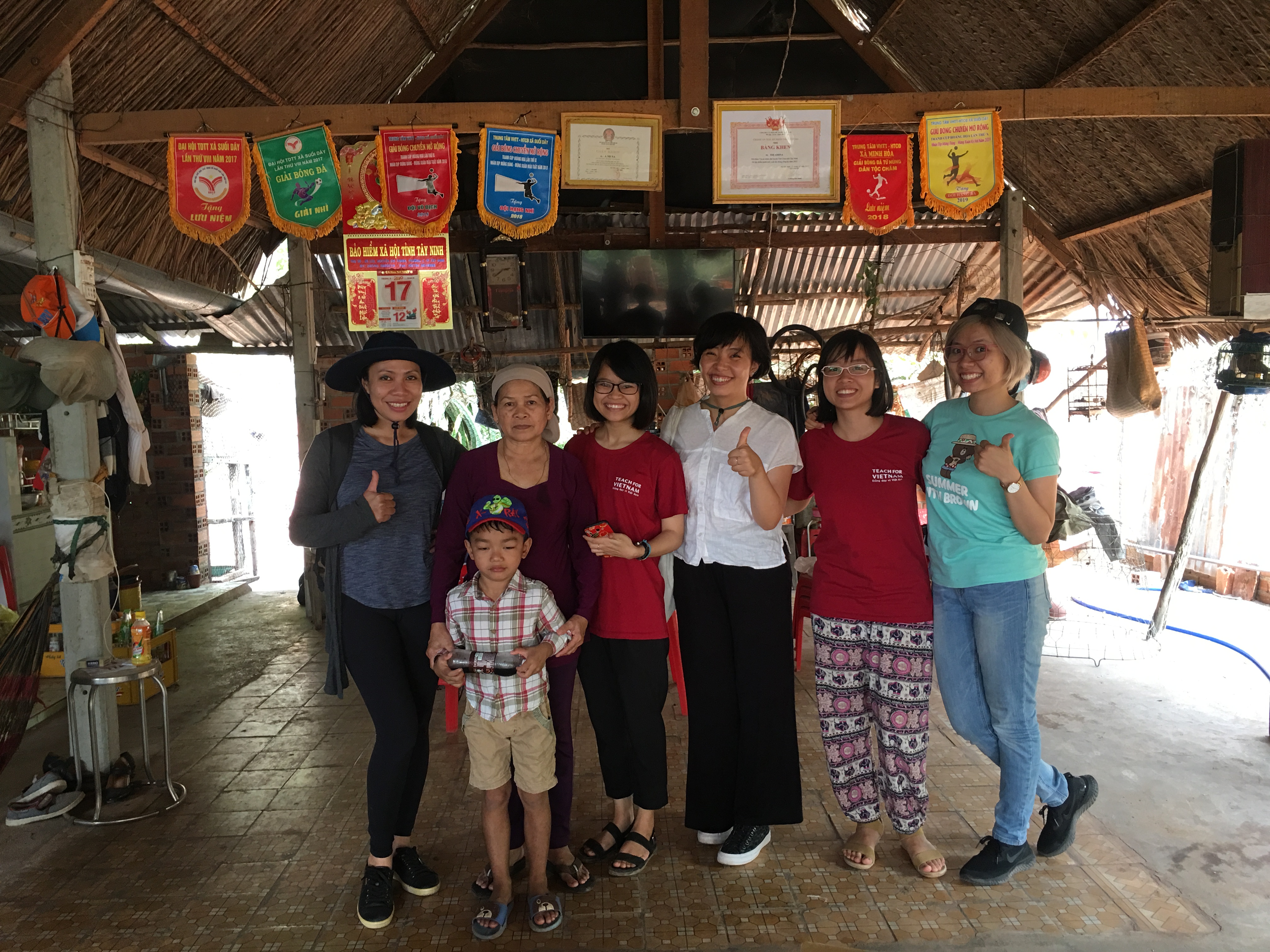 Members of the WEC team travelled to Tay Ninh to observe the Teach for Vietnam project that was working with the Cham community.