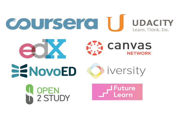 Some popular Massive Open Online Courses (MOOCs) available all over the world.