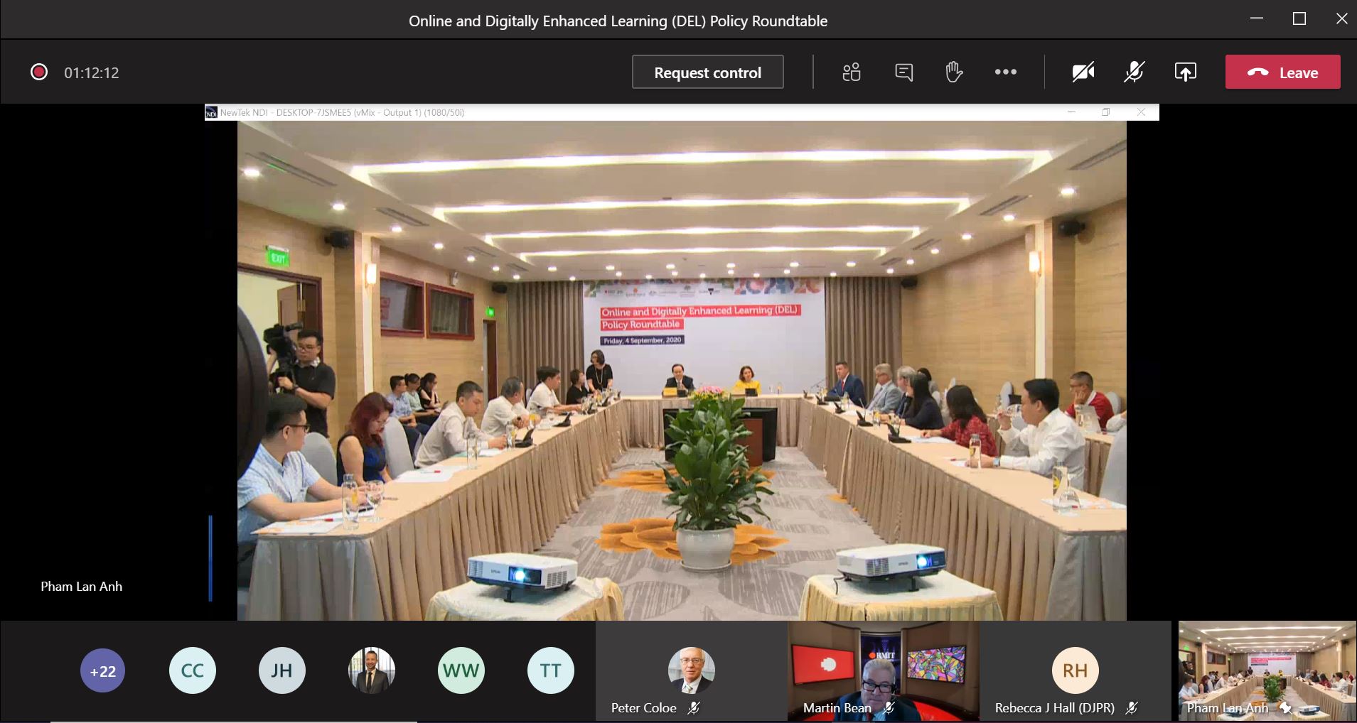 The Online and Digitally Enhanced Learning (DEL) Policy Roundtable was a platform to share experiences about the rapid shift to online learning and the innovations developed as a result.