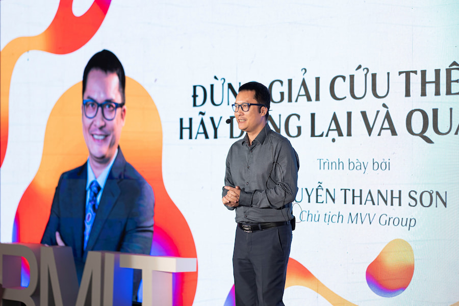 MVV Academy President Nguyen Thanh Son