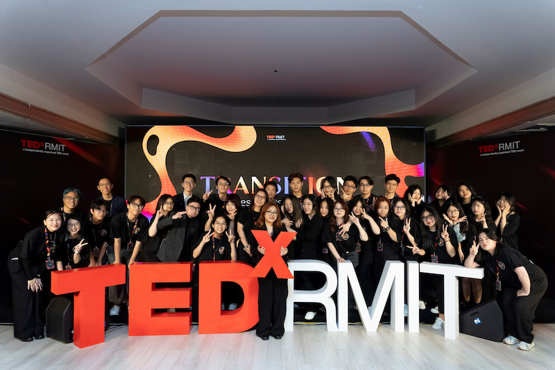 Ban tổ chức sự kiện TEDxRMIT vào tháng 2/2023 tại Hà Nội