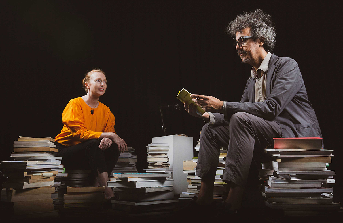 Dr Donnachie [pictured left] and Dr Simionato [pictured right] are interested in the future of books, after radical changes to content creation and consumption. Image: Peter Clarke