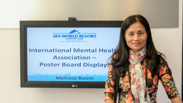 Ms Le Thi Minh Tam attends an international mental health conference in Melbourne, Australia.
