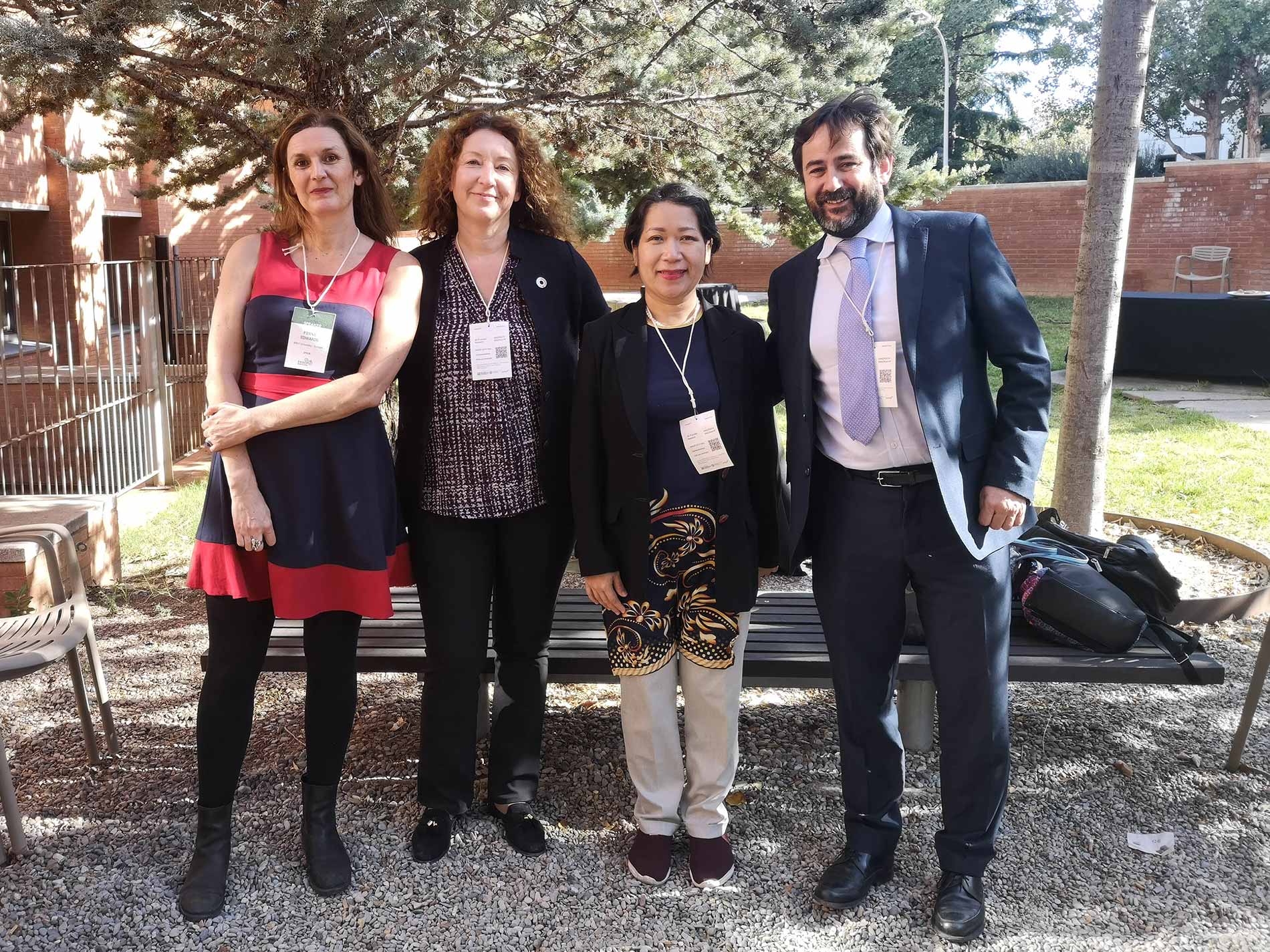 (From left to right) Research Fellow EdiCitNet at RMIT Europe Dr Ferne Edwards, Director Viable Cities and Senior Researcher at KTH Royal Institute of Technology Dr Olga Kordas, RMIT Vietnam Digital Marketing lecturer Dr Nguyen Anh Thu, and Head of Local Engagement of UN Global Compact – CitiesProgramme Mr Javier Cortés.