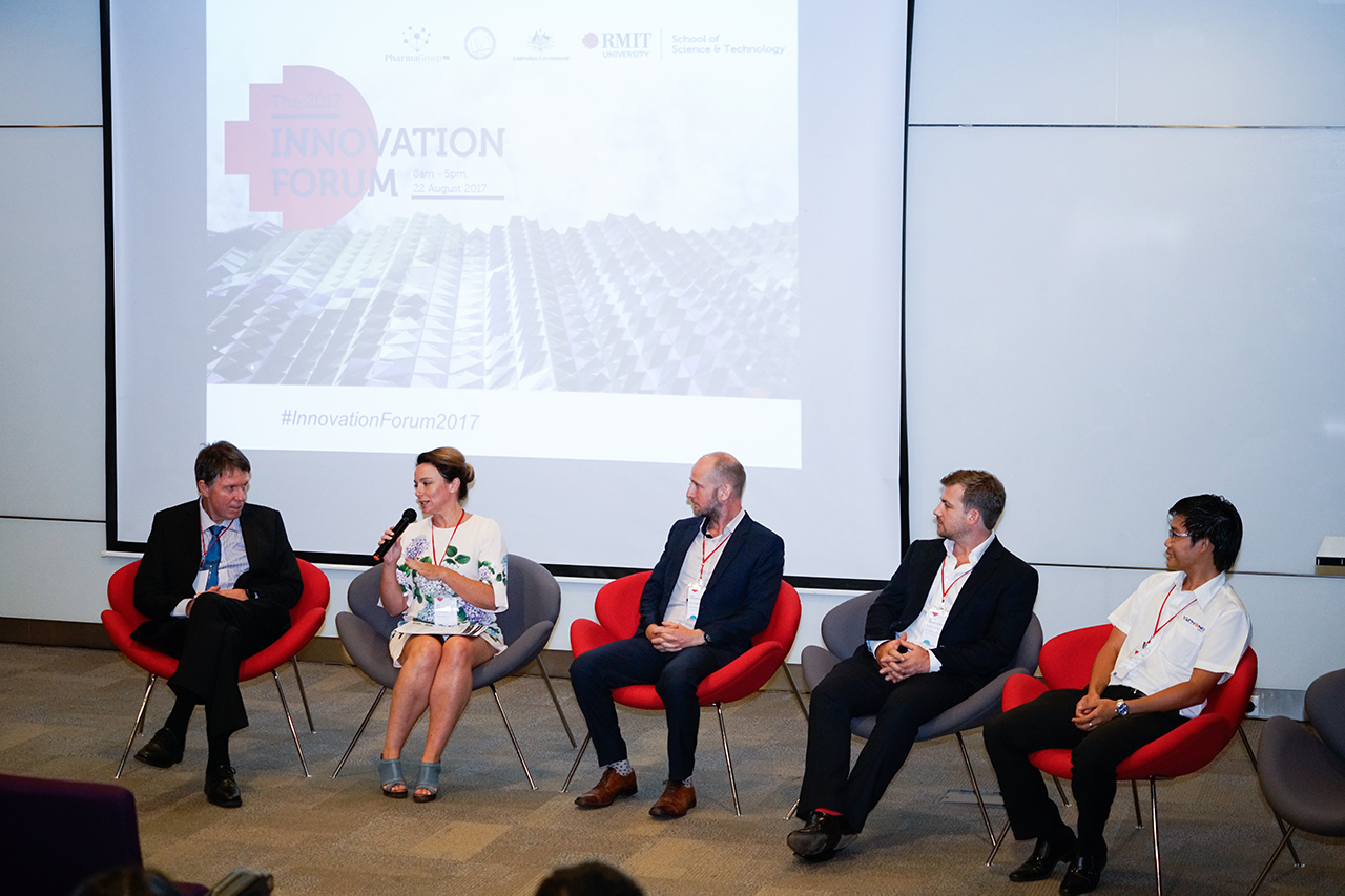 Panellists discussed the business of sustainability and climate change.