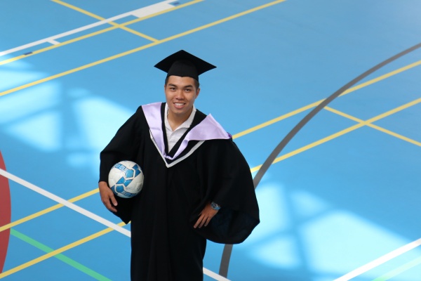 Recent graduate Nguyen Trung Duc was the President of the RMIT Football Club.