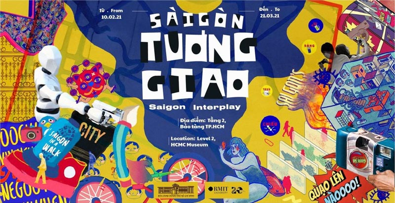 The Saigon: Interplay exhibition is open until 21 March 2021 at the Museum of Ho Chi Minh City.