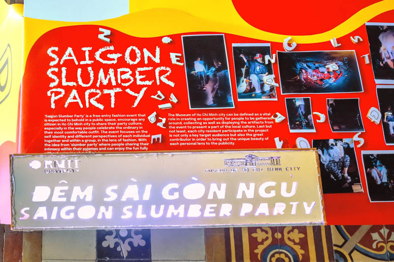 “Saigon Slumber Party” by Le Cao My Phuong is a free-entry fashion event that invites people to share their self identity in their most comfortable outfit.