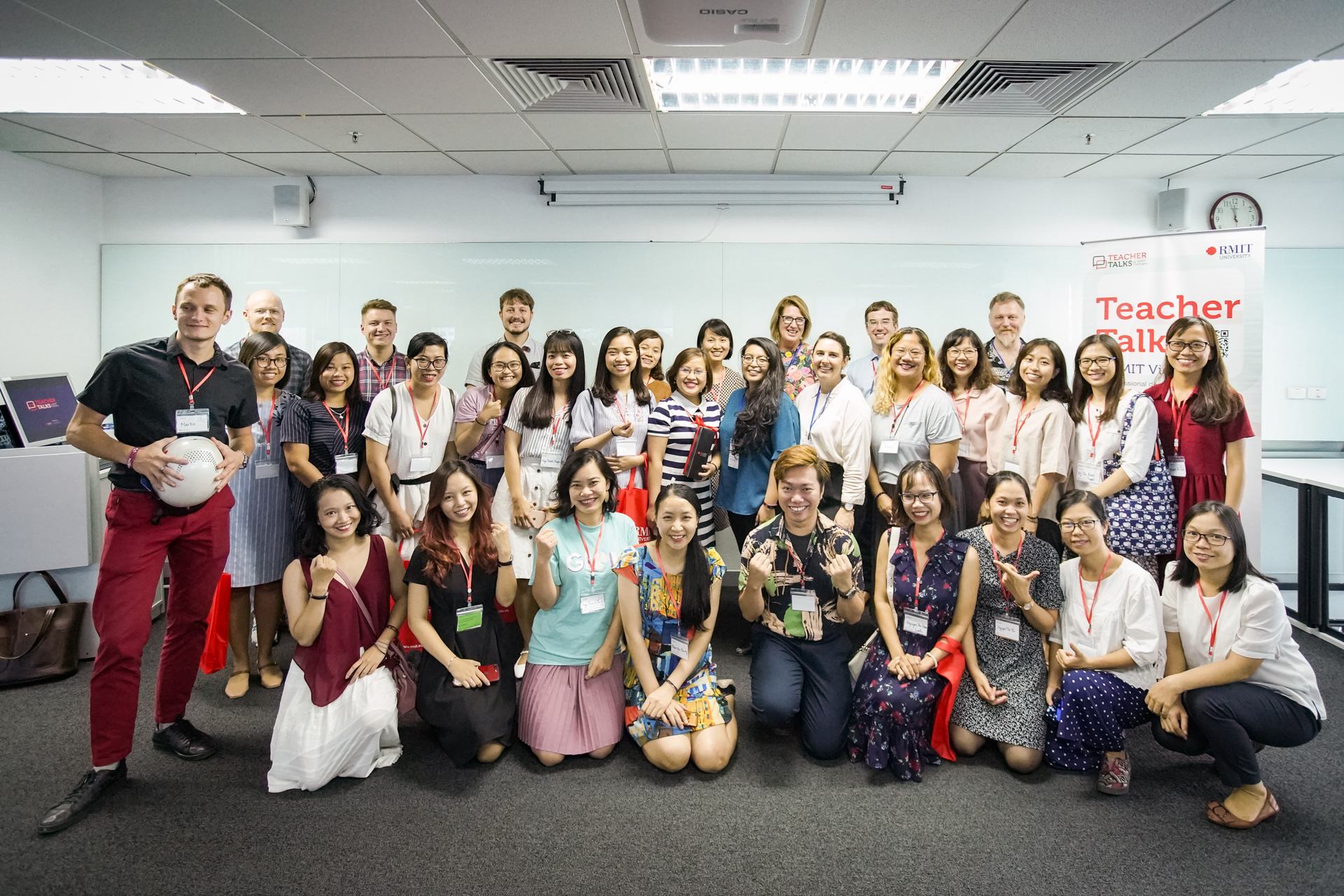 Organised and delivered in Hanoi, Danang and Ho Chi Minh City by RMIT Vietnam, Teacher Talks attracted more than 220 local English educators. 