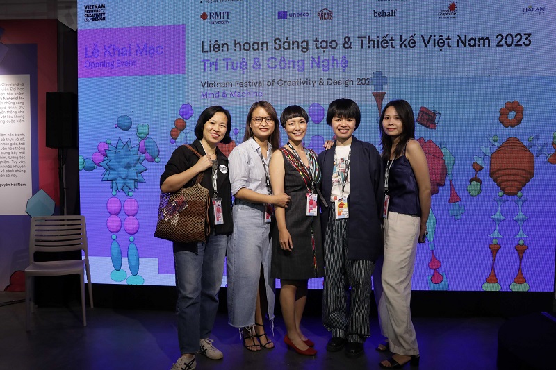 Organisers at VFCD opening in HCMC