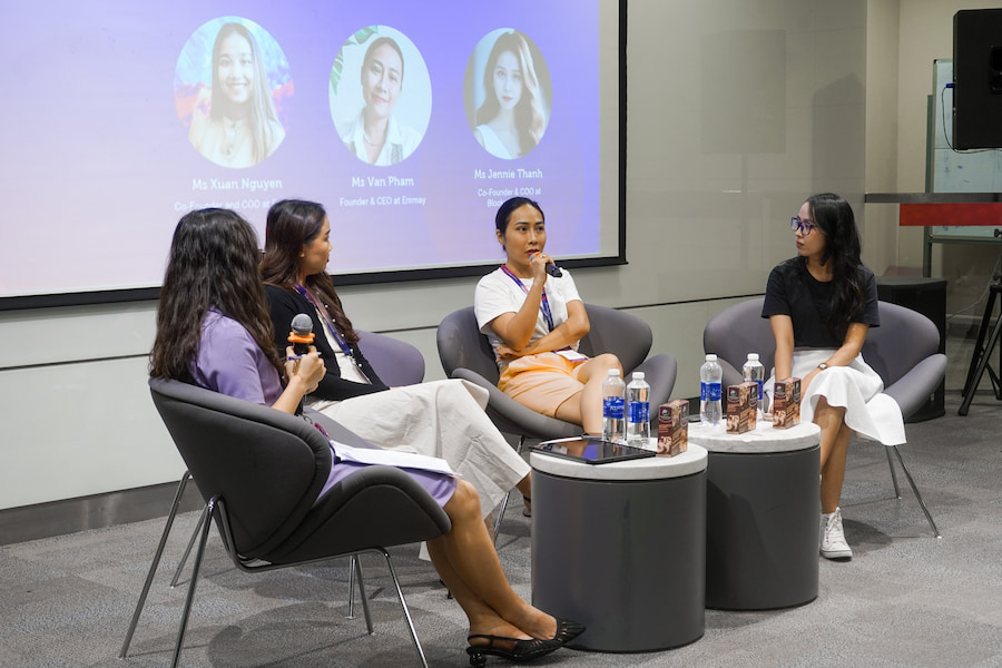 Panellists at the event