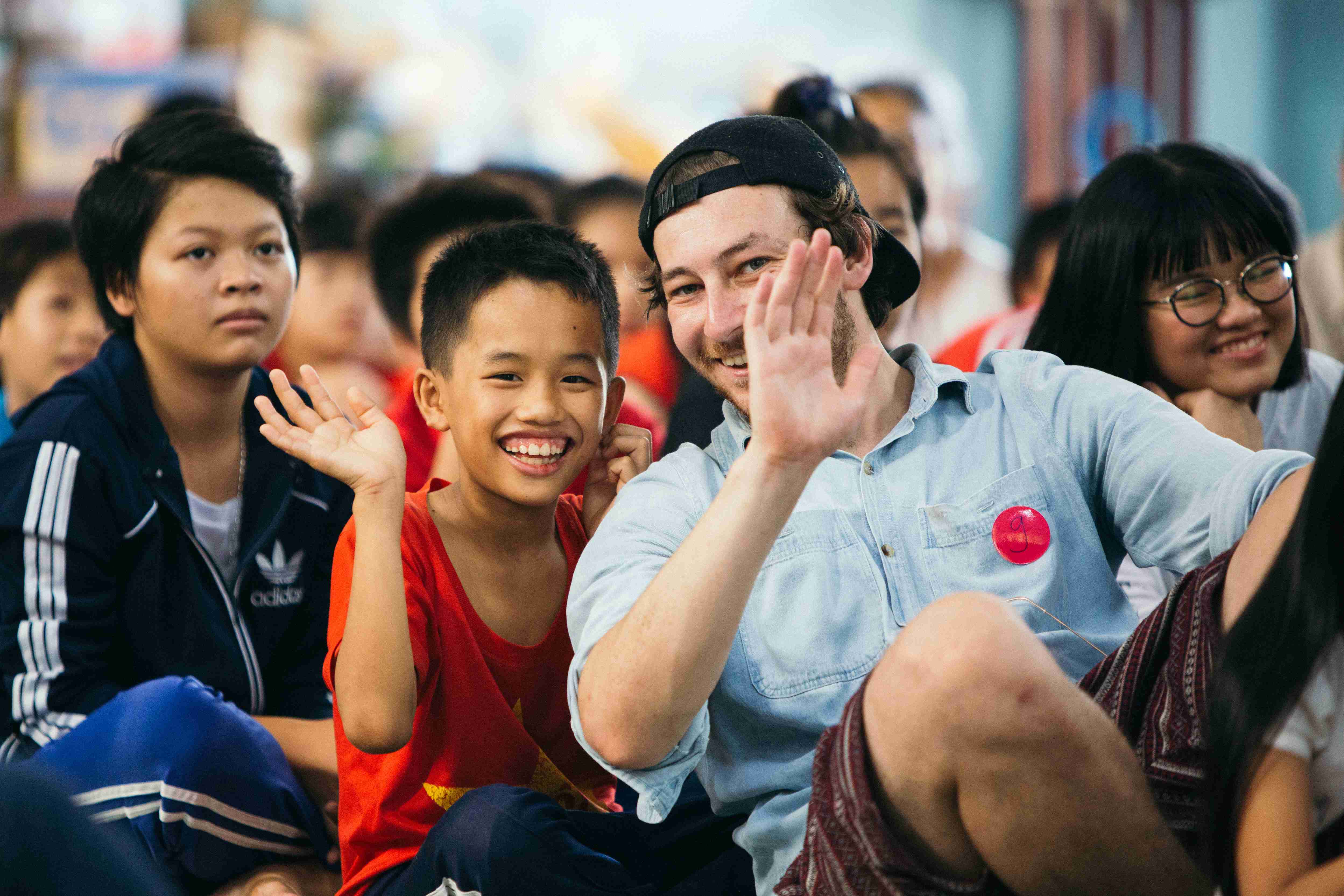 Over the two weeks leading to Christmas, RMIT Vietnam students at Saigon South campus sold colourful handmade gifts and cards to raise money for children at SOS Village Ben Tre. The students then visited the SOS Village, organising fun games and offering gifts to raise the spirits of the children.