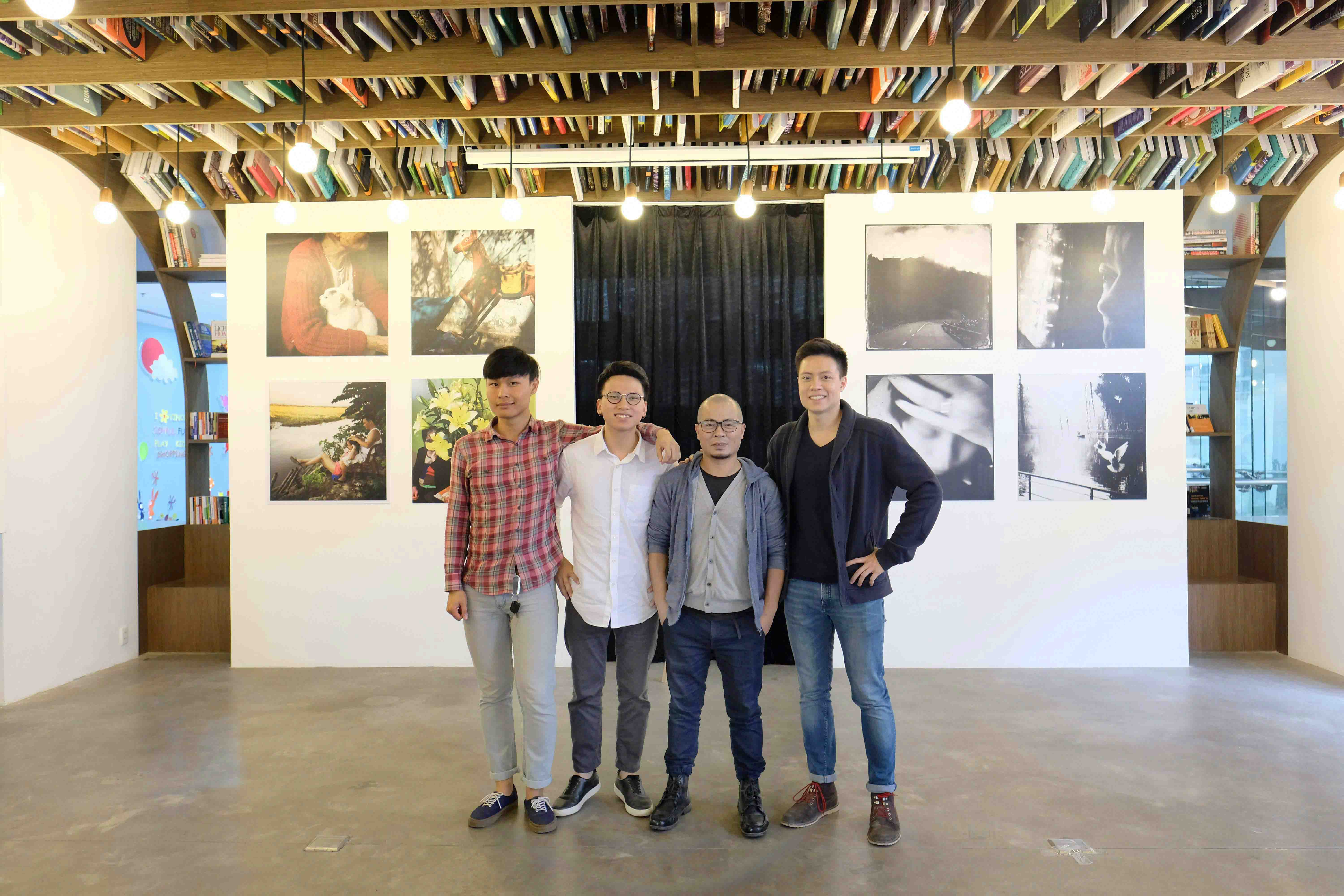 Matca members (from left) Pham Ha Duy Linh, Mai Nguyen Anh, and (far right) Dang Phan Son.