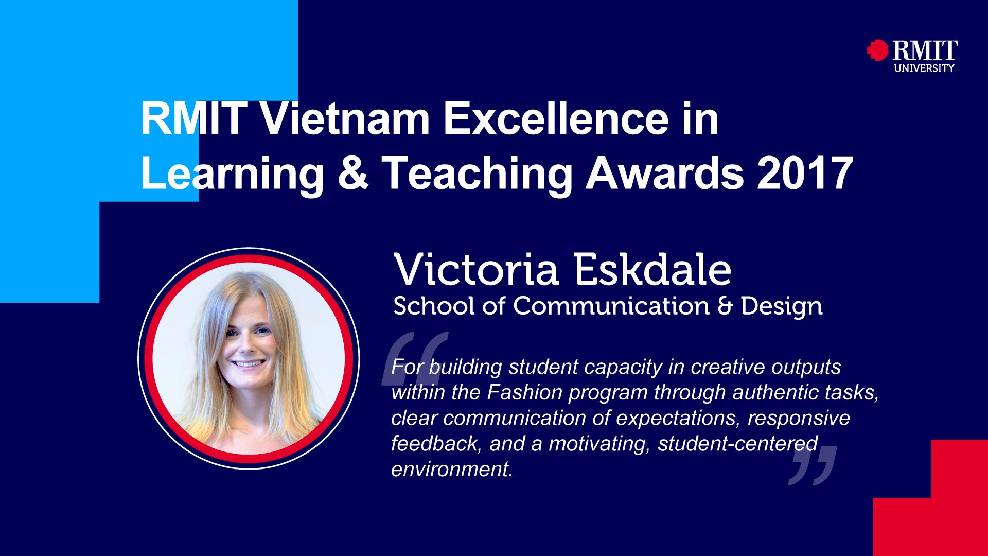 Teachers awarded for creating transcendent learning experiences