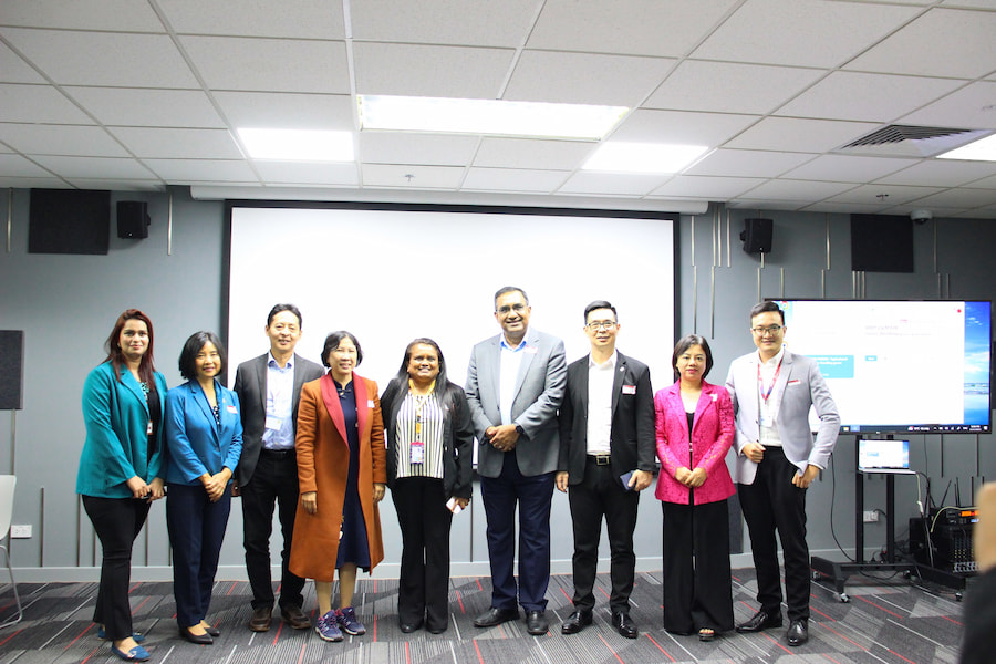 Speakers and guests at the forum