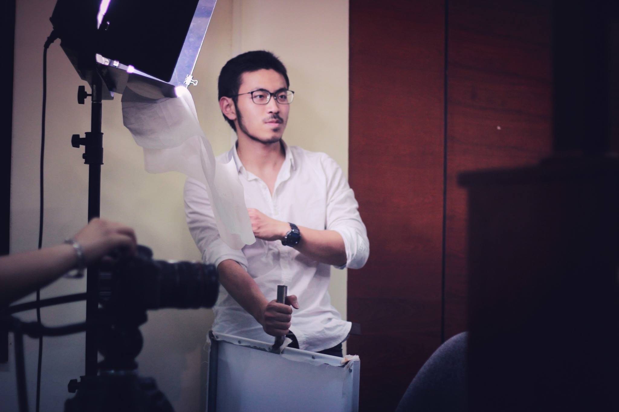 Tran Trong Nghia in a scene of his team’s short film. 