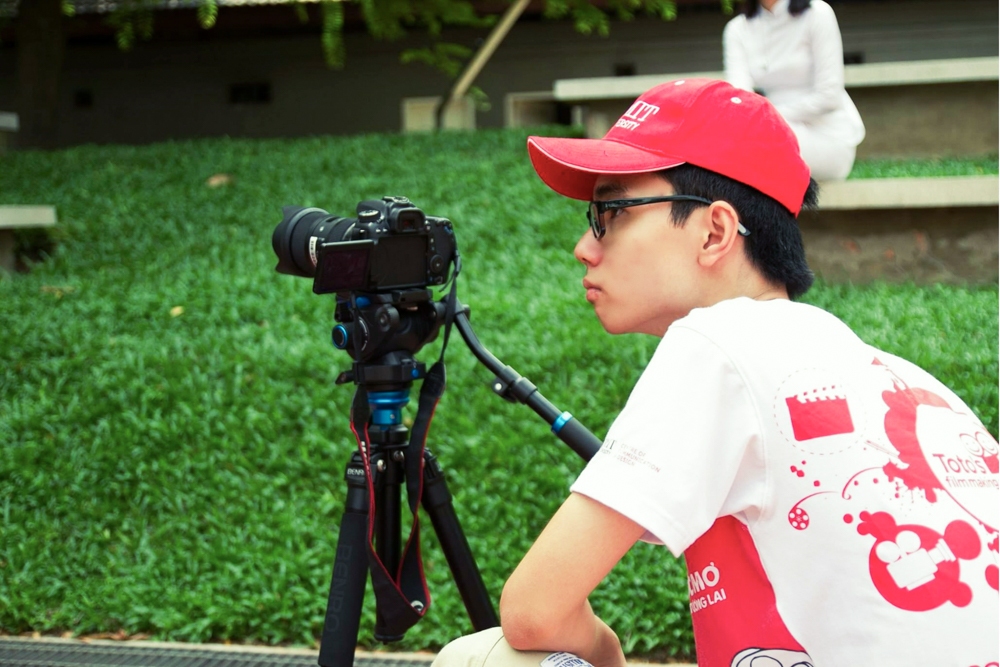 Scholarship recipient and filmmaker Vu Viet Quang