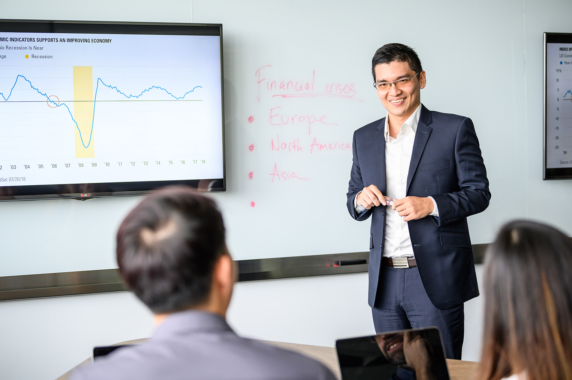 Man giving a presentation 