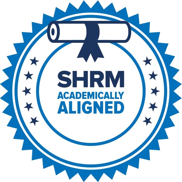 SHRM academically aligned logo