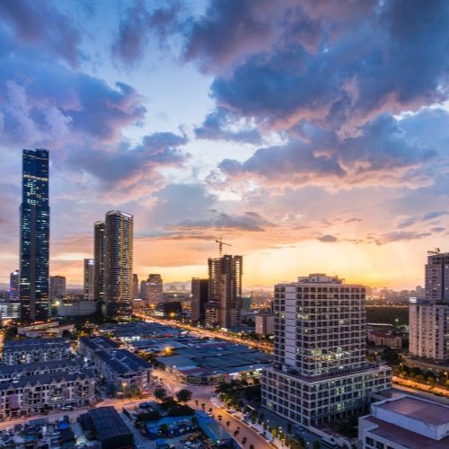 ho chi minh city landscape square 